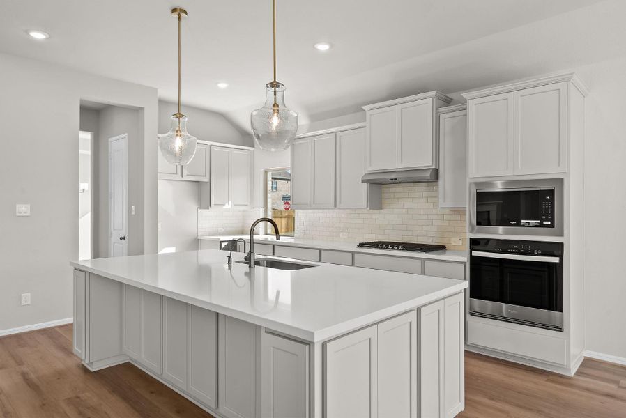 Furnished interior view inside a new home in , Conroe (Image 12).