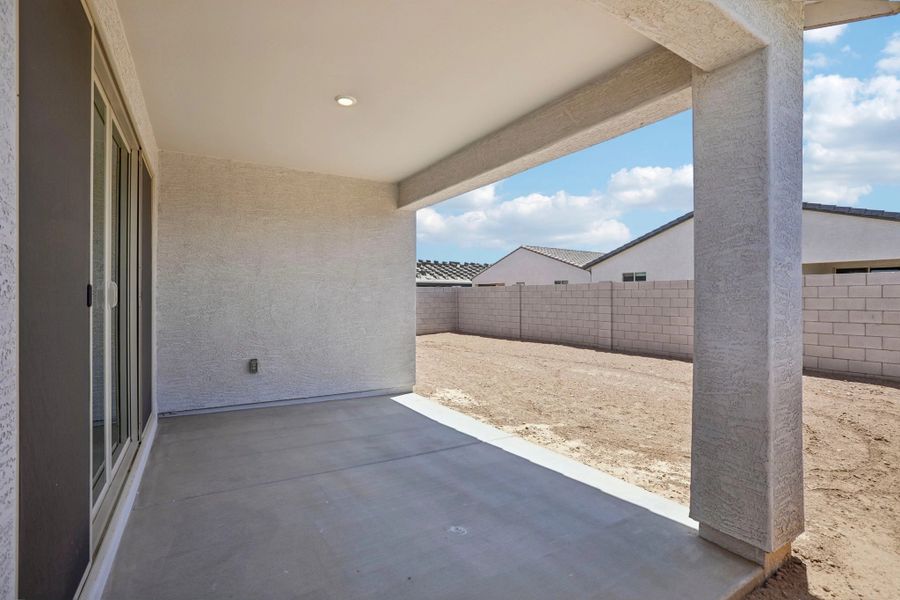 Covered patio Covered patio