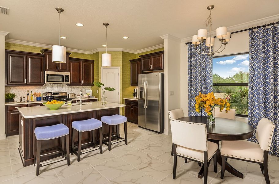 Representative furnished interior of a home built from the Fresh Spring by Neal Communities in Boca Royale Golf & Country Club at Wellen Park, Englewood (Image 6).