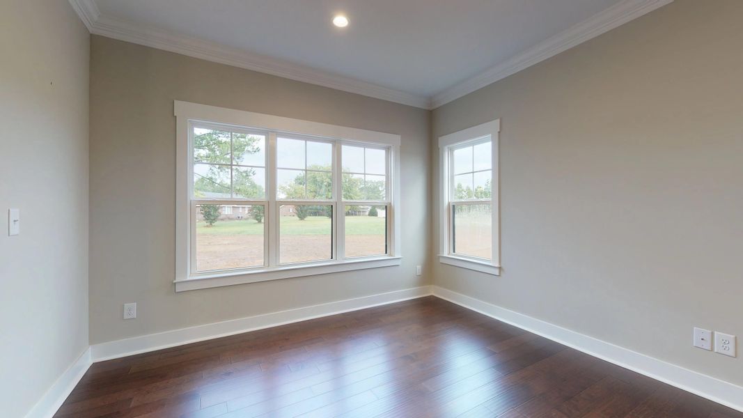 Representative unfurnished interior of a home built from the Carson by Bill Clark Homes in Cheshire Landing, Grimesland (Image 38). Representative unfurnished interior of a home built from the Carson by Bill Clark Homes in Cheshire Landing, Grimesland (Image 38).