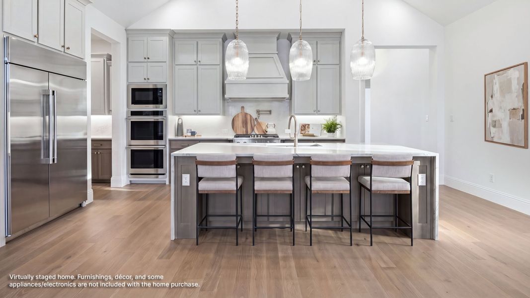 Furnished interior view inside a new home in Adkins Park, Hurst (Image 5).