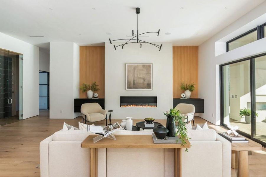 Furnished interior view inside a new home in , Atlanta (Image 10).