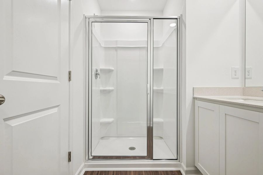 Furnished interior view inside a new home in Towns at The Point, Rolesville (Image 11).