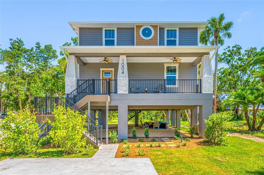 Front exterior of a new home in , Tampa, FL, highlighting curb appeal (Image 1). Front exterior of a new home in , Tampa, FL, highlighting curb appeal (Image 1).
