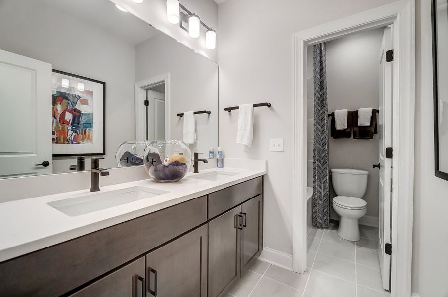 Representative furnished interior of a home built from the Lexington II by Caruso Homes in Rolling Meadows, Mooresville (Image 55).