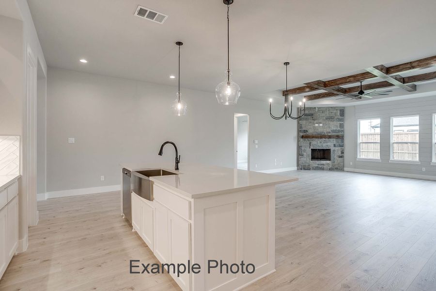 Representative furnished interior of a home built from the The Conroe by Kenmark Homes in LeTara, Haslet (Image 9).