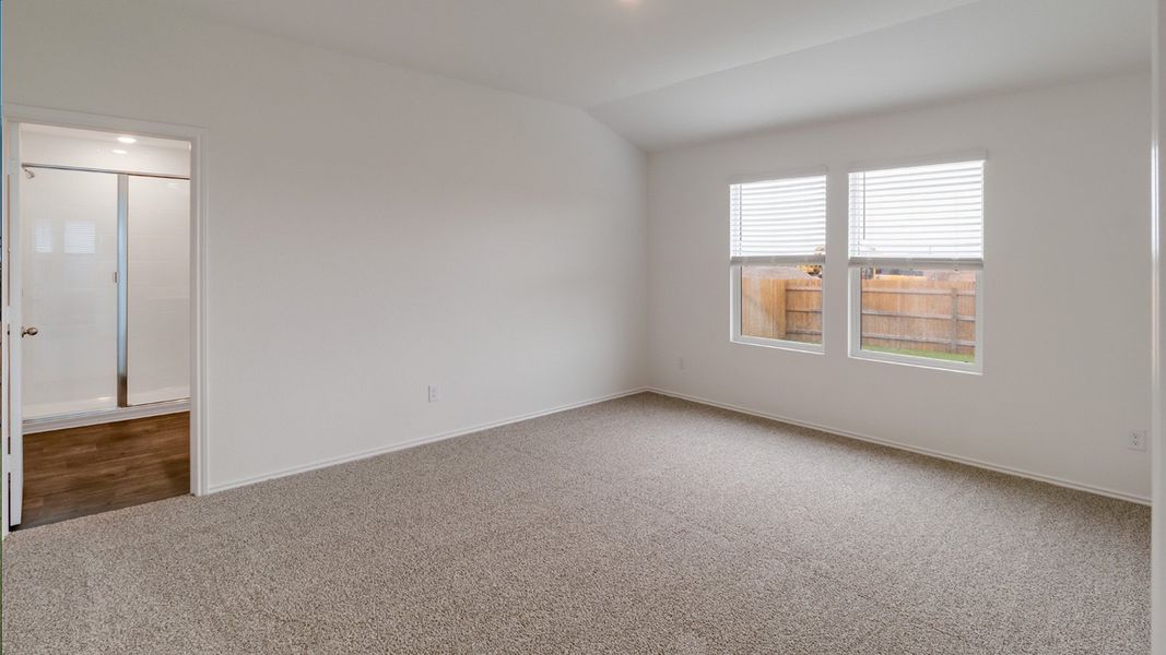 Representative unfurnished interior of a home built from the The Baxtor by D.R. Horton in Valverde, Bastrop (Image 9).