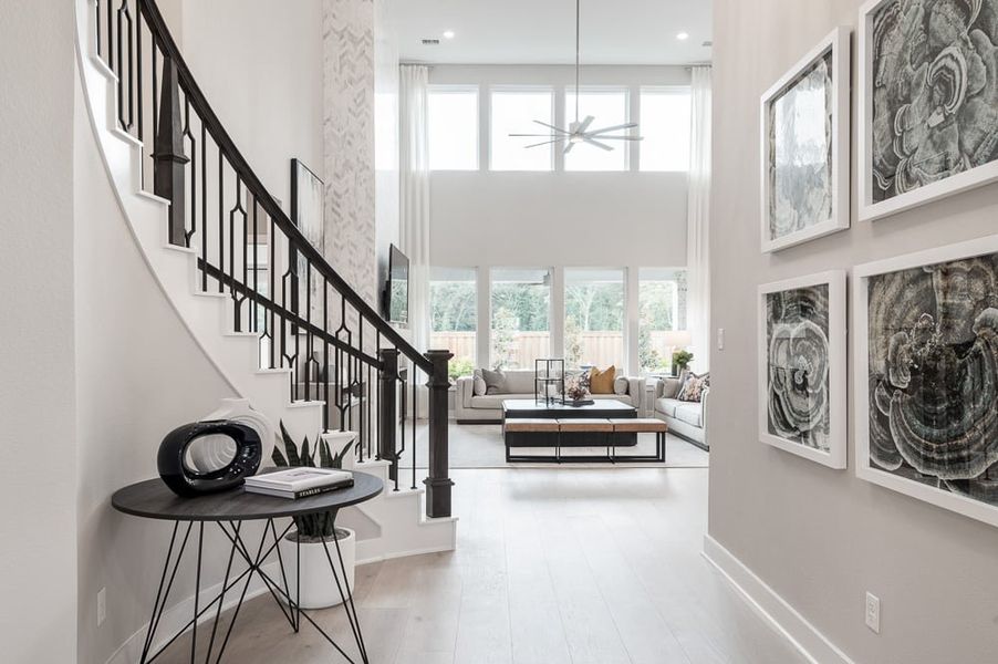 Furnished interior view inside a new home in Harvest Green 75′, Richmond (Image 10).