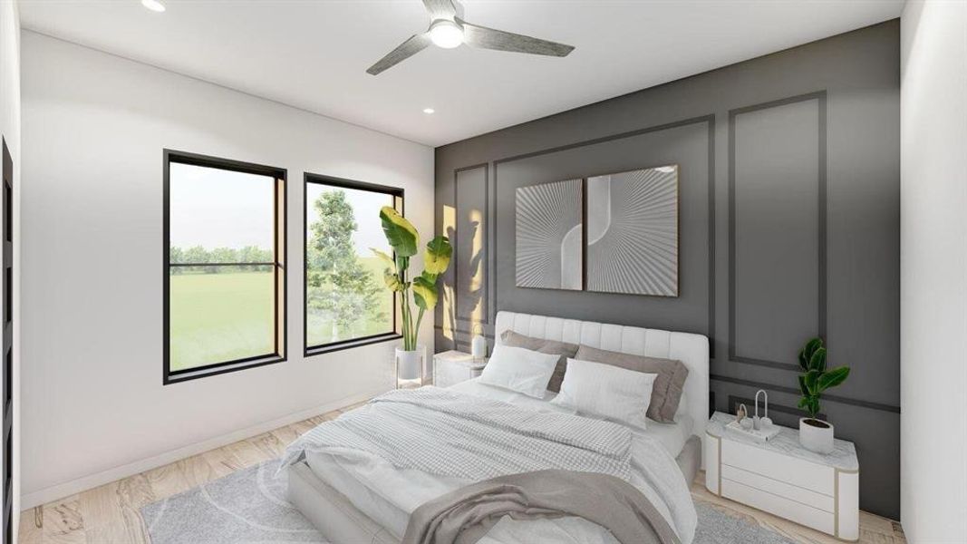 Furnished interior view inside a new home in , Dallas (Image 4).