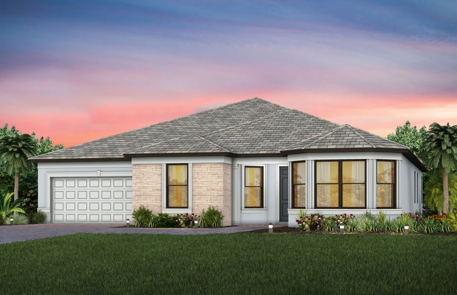 Exterior FM3 with optional stone