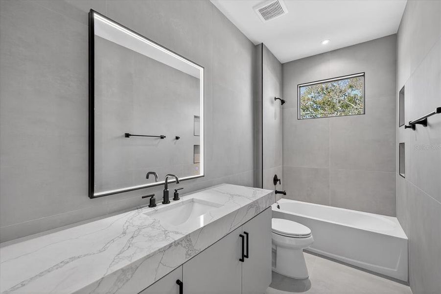 Furnished interior view inside a new home in , Tampa (Image 16).