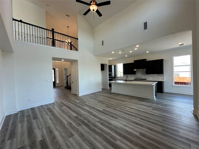 From Family Room to Kitchen