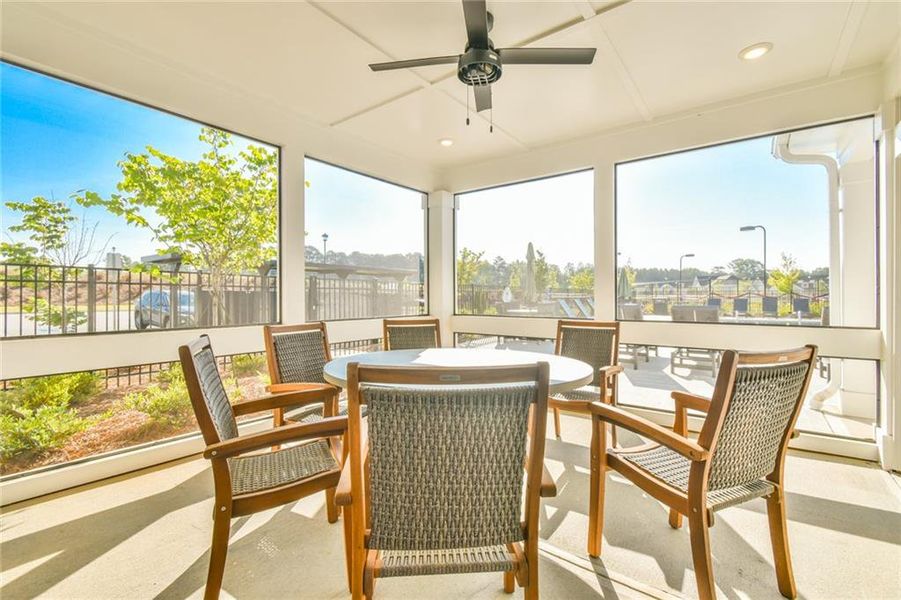 Exterior details and patio area of a home in , Dacula (Image 31).