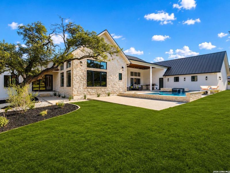 Exterior details and patio area of a home in , Boerne (Image 32). Exterior details and patio area of a home in , Boerne (Image 32).