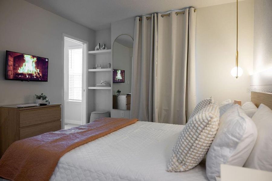 Furnished interior view inside a new home in , Clermont (Image 42).