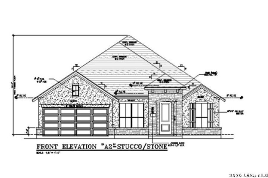 Exterior rendering of this home design in Foxbrook, Cibolo, TX (Image 2). Exterior rendering of this home design in Foxbrook, Cibolo, TX (Image 2).