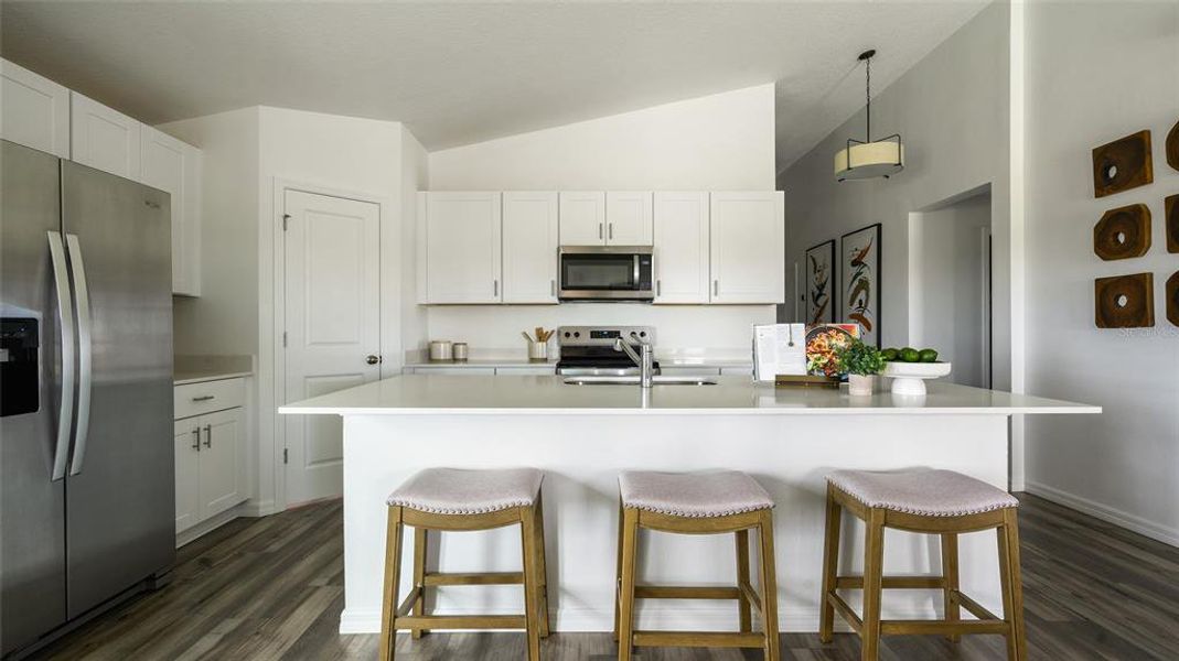 Furnished interior view inside a new home in Crosswinds, Haines City (Image 4).