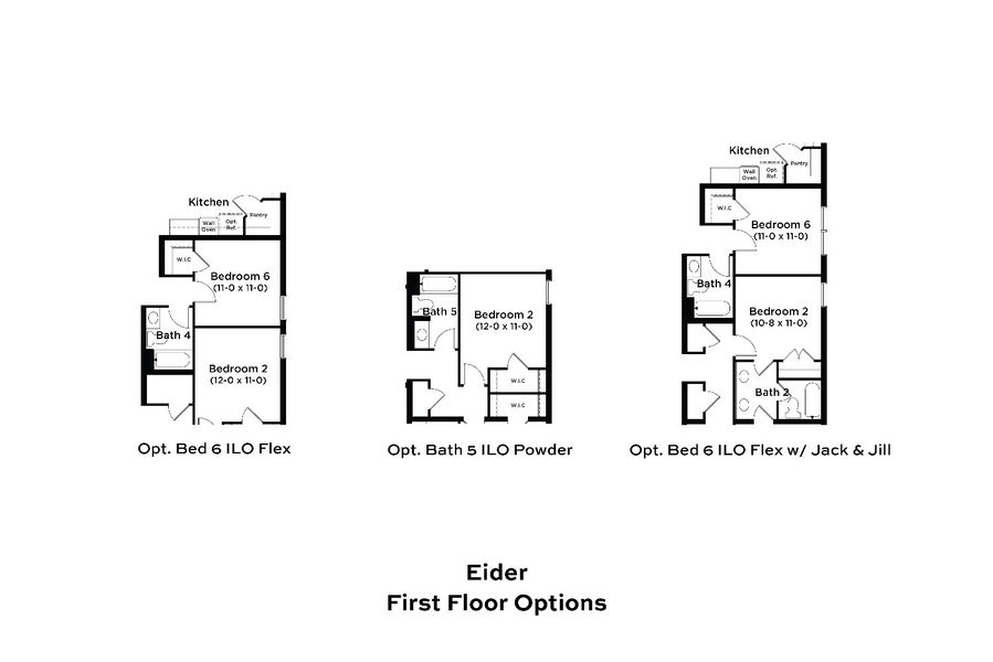 2D floor plan layout of this home in Serengeti, Spring Hill, FL (Image 20).