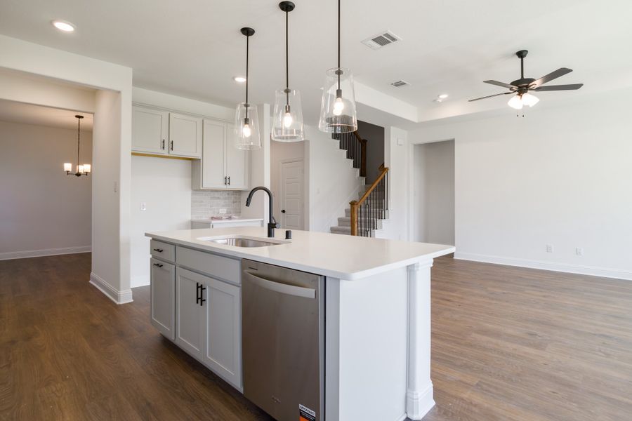 Furnished interior view inside a new home in Goodland, Midlothian (Image 8).