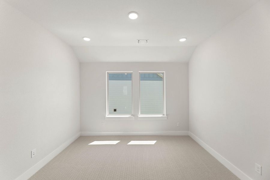 Spacious, unfurnished interior of a new home in Cottage Collection at Harvest, Argyle (Image 21). Spacious, unfurnished interior of a new home in Cottage Collection at Harvest, Argyle (Image 21).