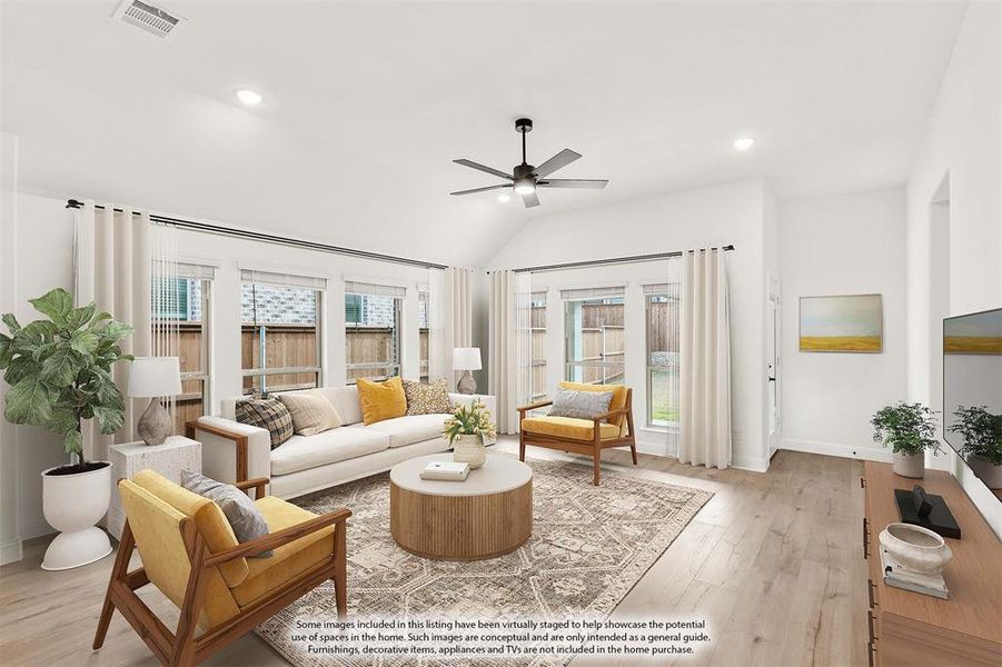 Furnished interior view inside a new home in Creekview Meadows, Pilot Point (Image 8). Furnished interior view inside a new home in Creekview Meadows, Pilot Point (Image 8).