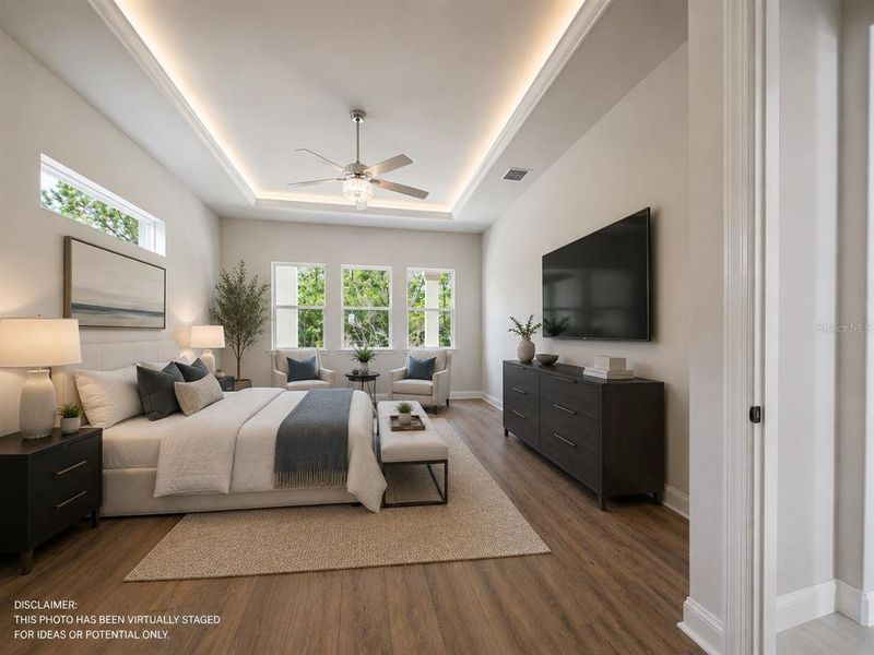 Furnished interior view inside a new home in , Palm Coast (Image 11).
