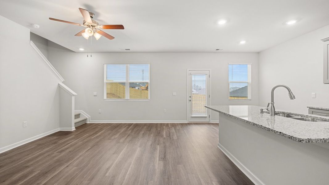 Spacious, unfurnished interior of a new home in Estates at Deer Hollow, Grovetown (Image 17). Spacious, unfurnished interior of a new home in Estates at Deer Hollow, Grovetown (Image 17).