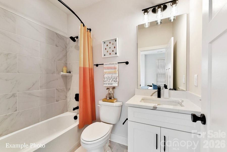 Furnished interior view inside a new home in North End Terraces, Charlotte (Image 17).