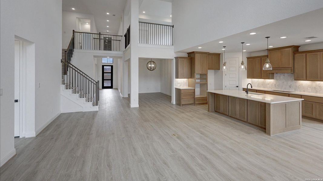 Furnished interior view inside a new home in Kallison Ranch, San Antonio (Image 9).