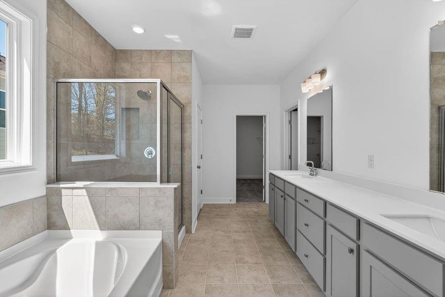 Furnished interior view inside a new home in Bailey Fence, Dacula (Image 15).