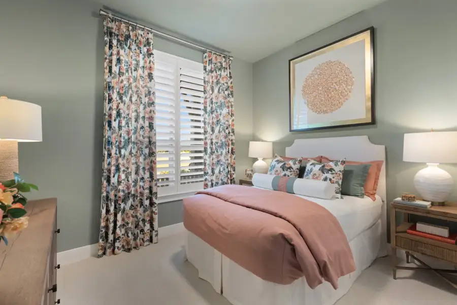 Representative Secondary Bedroom - some options shown Representative Secondary Bedroom - some options shown