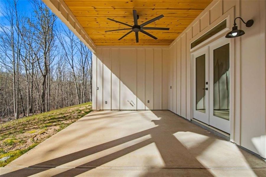 Exterior details and patio area of a home in , Winston (Image 30).