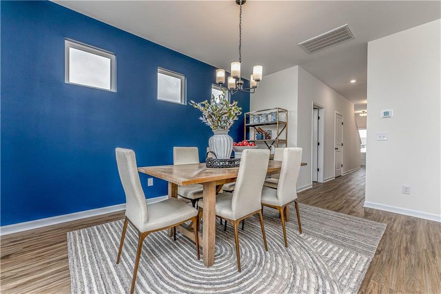 Furnished interior view inside a new home in Hillcrest Park, Ringgold (Image 11).