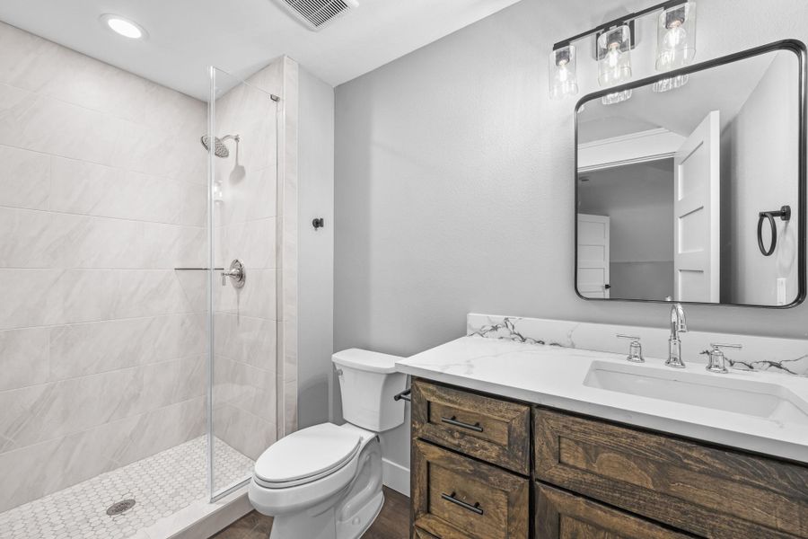 Furnished interior view inside a new home in , New Waverly (Image 11).