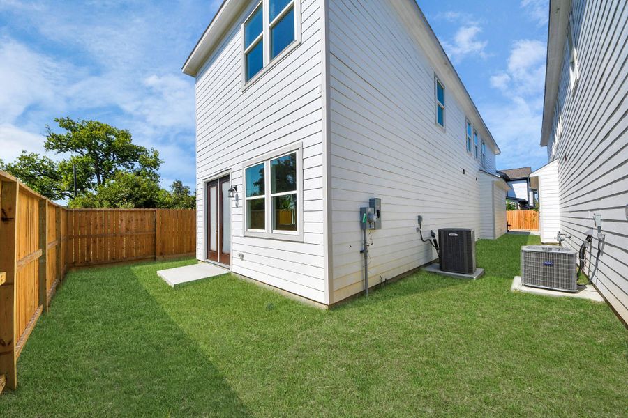 Exterior details and patio area of a home in , Houston (Image 24). Exterior details and patio area of a home in , Houston (Image 24).