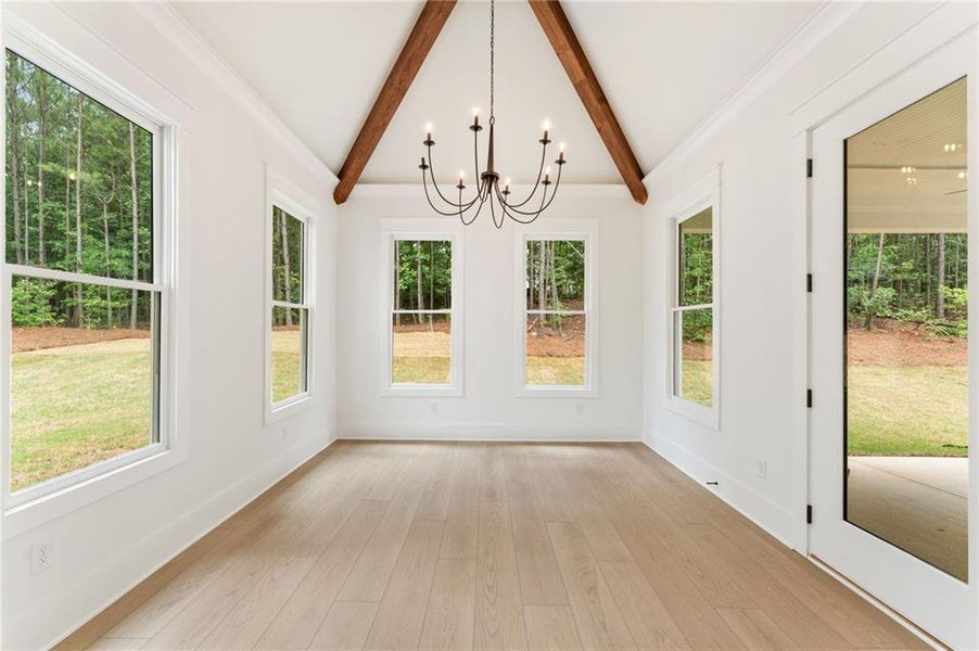 Spacious, unfurnished interior of a new home in Lanesborough, Marietta (Image 20).