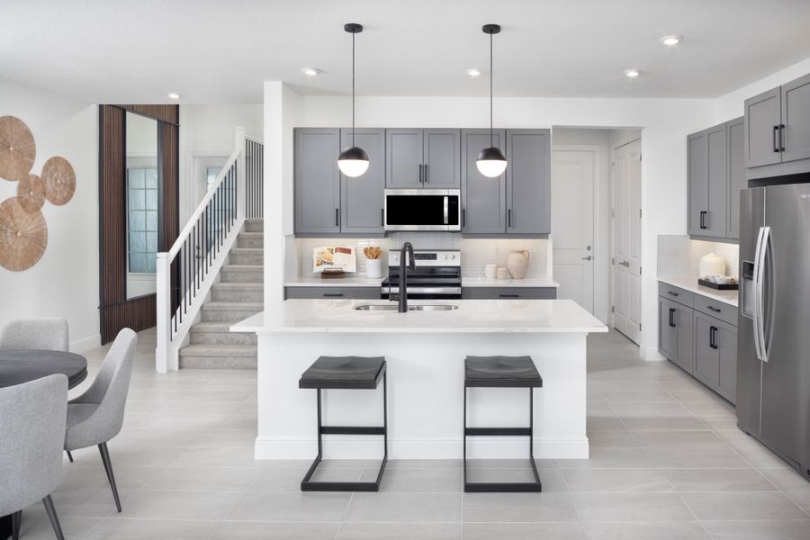 Representative furnished interior of a home built from the Dylan by Mattamy Homes in Avila, Jensen Beach (Image 7).