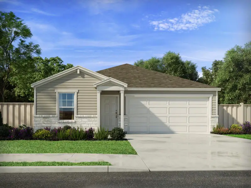 View of front of home featuring driveway, stone siding, a shingled roof, and a garage View of front of home featuring driveway, stone siding, a shingled roof, and a garage