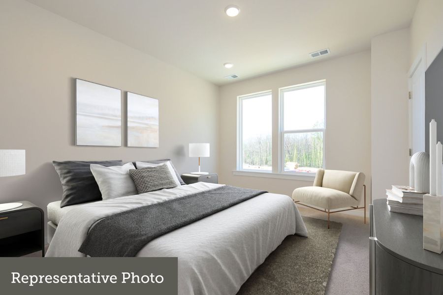Furnished interior view inside a new home in Central Living at Craig, Charlotte (Image 5).