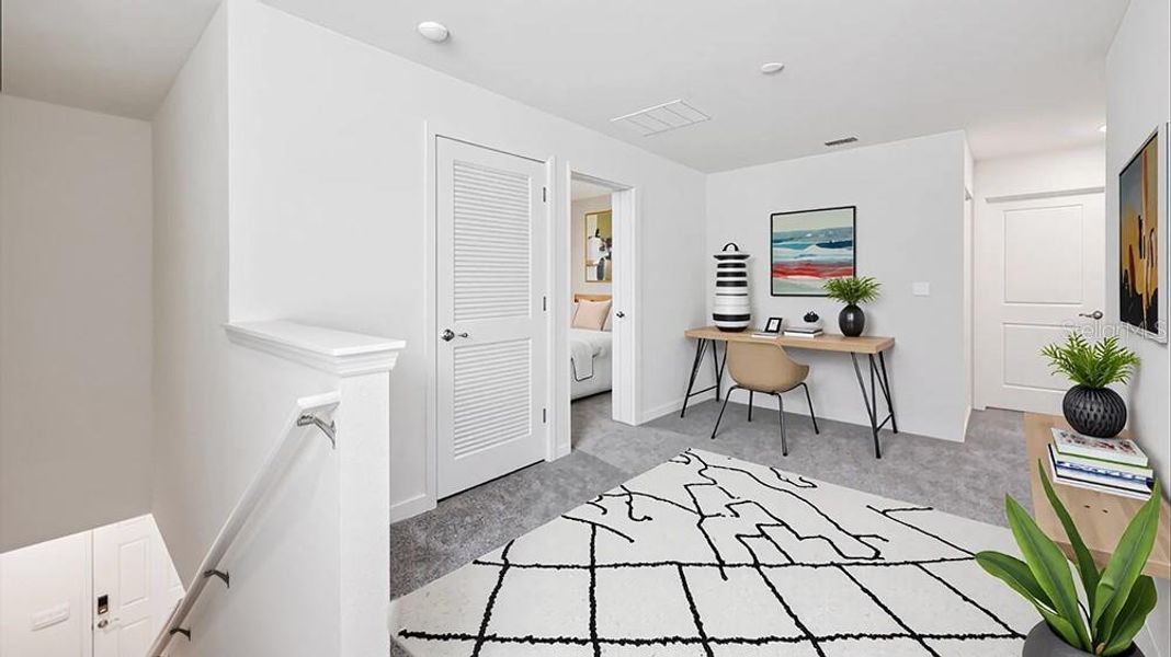 Furnished interior view inside a new home in Twisted Oaks, Wildwood (Image 9).