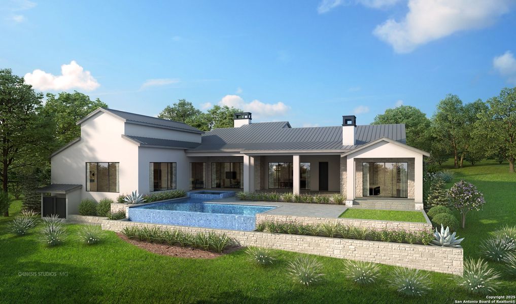 Exterior details and patio area of a home in , Boerne (Image 3). Exterior details and patio area of a home in , Boerne (Image 3).