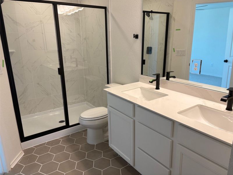 Furnished interior view inside a new home in Creekside at Estancia, Austin (Image 8). Furnished interior view inside a new home in Creekside at Estancia, Austin (Image 8).