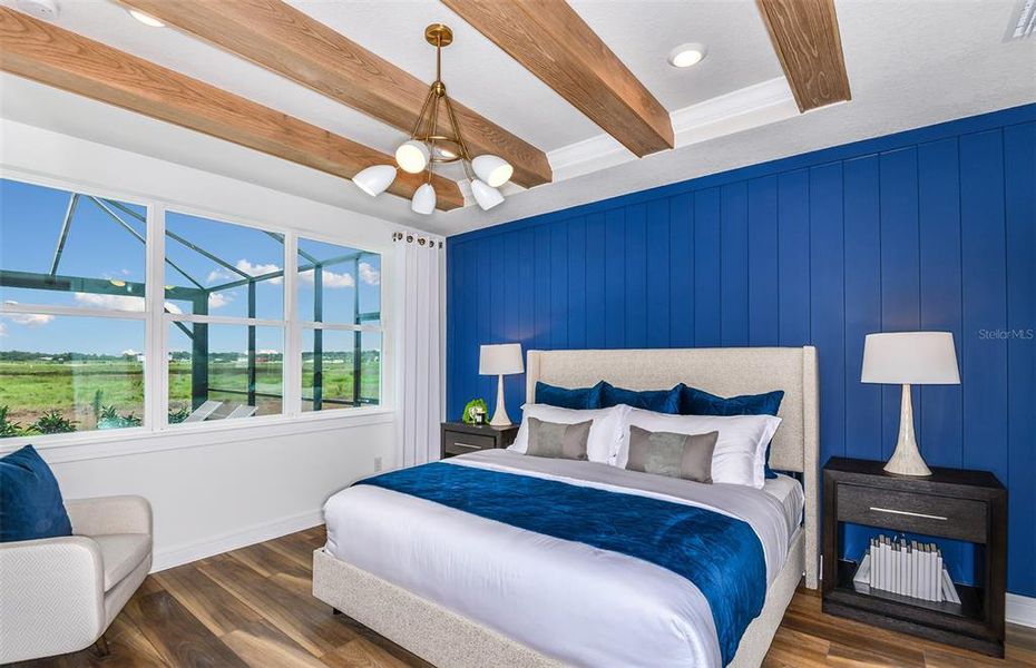 Furnished interior view inside a new home in Del Webb Sunchase, Parrish (Image 8).