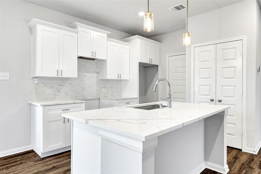 Furnished interior view inside a new home in Aldine Pines, Houston (Image 6).
