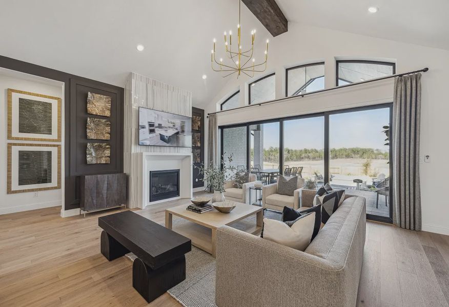 Plan 5039 Great Room - Staged - 10 of 23