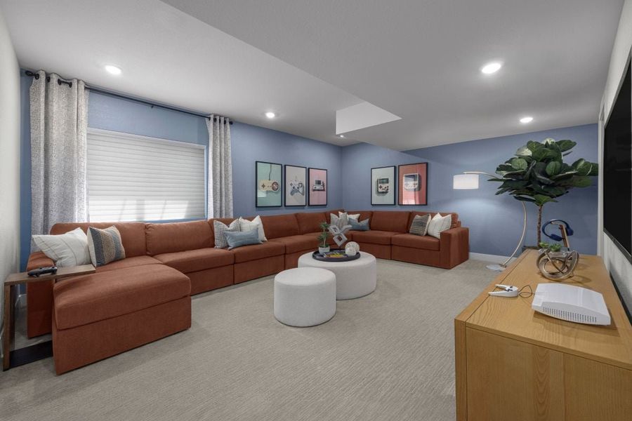 Representative furnished interior of a home built from the 1886 Modeled by KB Home in Windler Midtown Villas, Aurora (Image 7).