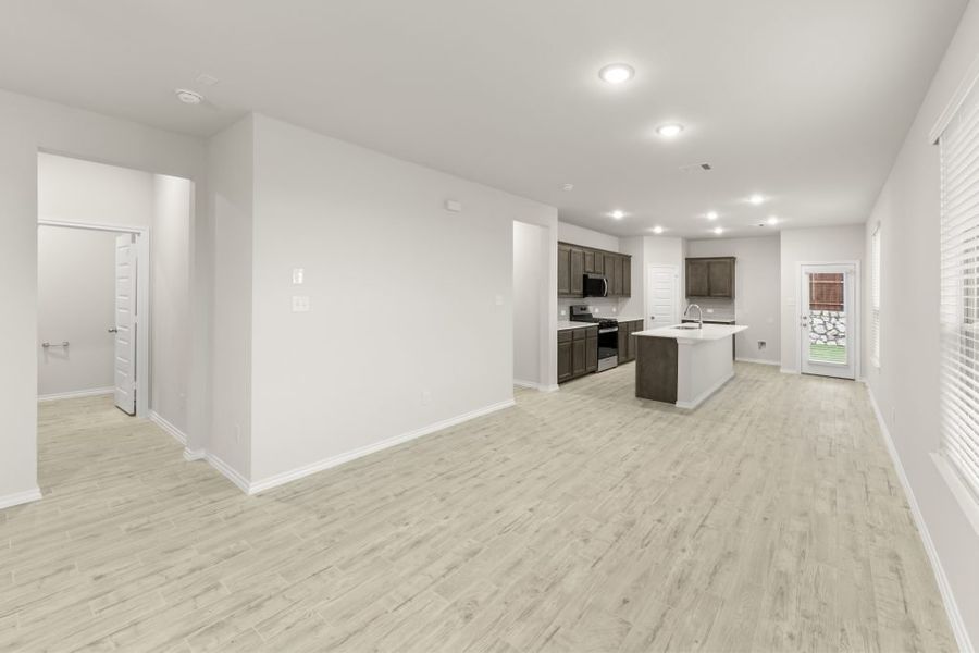 Representative exterior photo of a completed home built from the Willow by Impression Homes in Northspur, Terrell, TX (Image 9). Representative exterior photo of a completed home built from the Willow by Impression Homes in Northspur, Terrell, TX (Image 9).