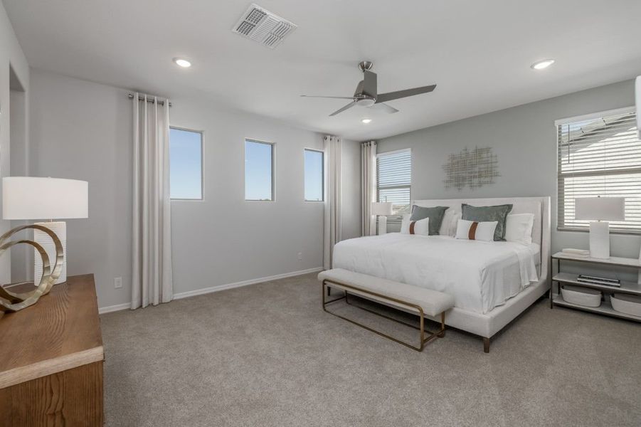 Furnished interior view inside a new home in The Grove at El Cidro, Goodyear (Image 15).