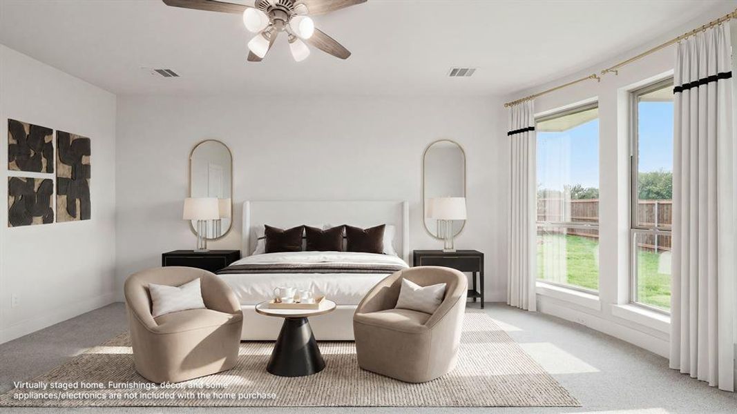 Furnished interior view inside a new home in The Parks at Wilson Creek, Celina (Image 7).