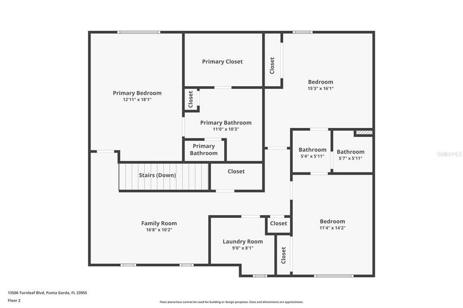 2D floor plan layout of this home in Turnleaf, Punta Gorda, FL (Image 7). 2D floor plan layout of this home in Turnleaf, Punta Gorda, FL (Image 7).